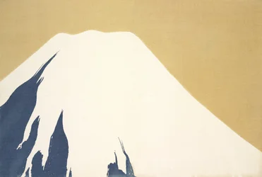 Berg Fuji, aus Momoyo-gusa