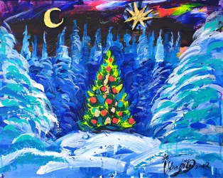 Magische Winternacht