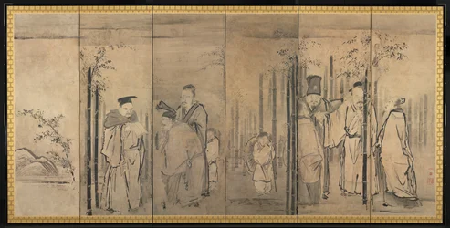 Sieben Weise des Bambushains, Vier Älteste des Berges Shang, 1600er