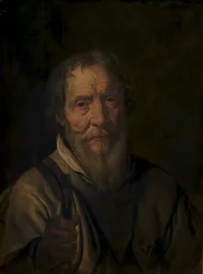 Porträt eines alten Mannes. Christian Jacobsen Drakenberg (?)