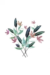 Zarte Aquarellblumen