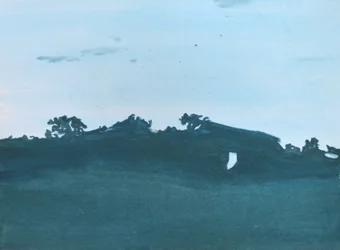 Minimalistischer dunkler Horizont