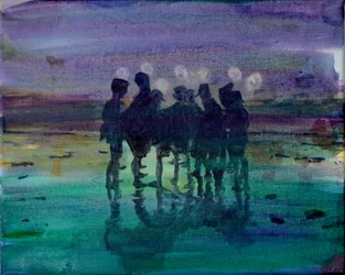 Zwielicht Figurenreflexion