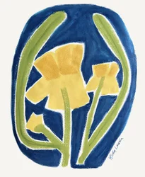 Lebendige gelbe Blumen