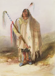 Pehriska-Ruhpa, Hidatsa-Krieger