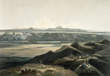 Ansicht der Rocky Mountains, Tafel 44 aus Band 2 von 