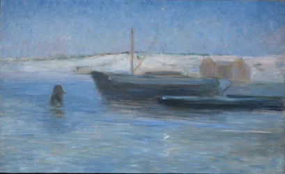 Alte Leichter am Eingang zu Stockholm