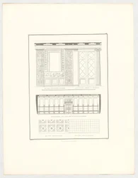 Ansichten des Schlosses Krzescowice, Blatt 52 der Folge Sammlung architektonischer Entwürfe