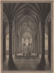 Berlin. Schloss Charlottenburg, Schlosspark, Mausoleum der Königin Luise. Innenraum