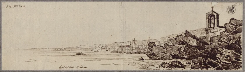„Lavamassen am Hafen von Catania“