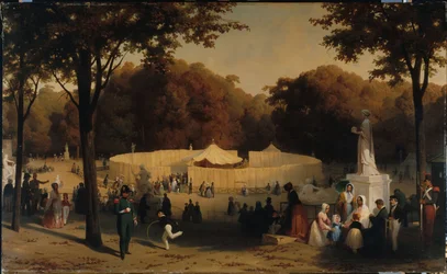 Zelt des marokkanischen Heerführers (Sidi-Mohammed ben Abd-el-Rahman, Sohn des Kaisers von Marokko), erbeutet in der Schlacht von Isly, 14. August