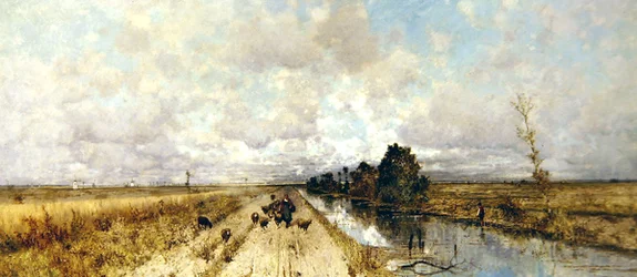 Straße am Kanal