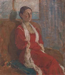 Porträt von Frau Bertha Brandstrup