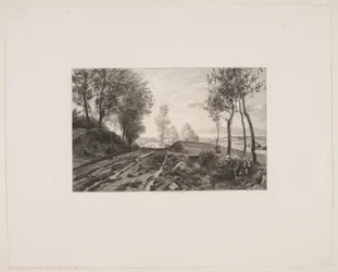 Landschaft mit Weg