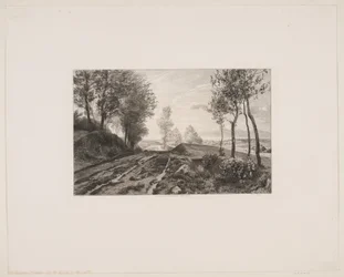 Landschaft mit Straße