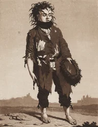 Die jungen Bettler, um 1800
