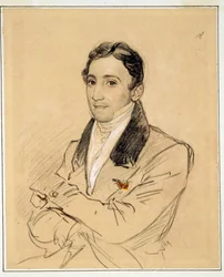 Porträt von Francesco Domenico Guerrazzi, italienischer Schriftsteller