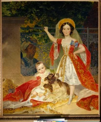 Porträts der Kinder des Prinzen Volkonski