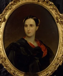 Porträt der Gräfin Olga Pawlowna Fersen Stroganova 1808-1837, um 1837