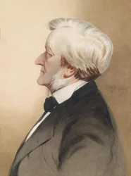 Porträt des Komponisten Richard Wagner