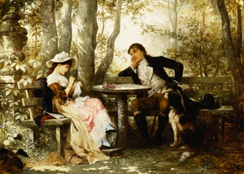 Plauderstündchen, 1887