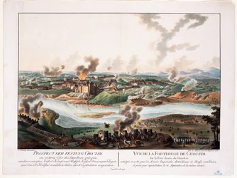 Die Belagerung von Khotyn (Ukraine) im Jahr 1788