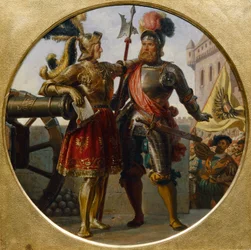 Kaiser Maximilian I. und Georg von Frundsberg