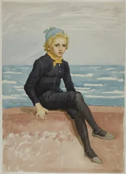Eddie am Strand
