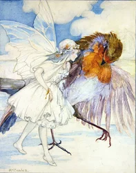 Cock Robin und die Blumenfee
