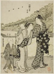 Shinobazu-Teich, aus der Serie "Acht Ansichten von Edo (Koto hakkei)"