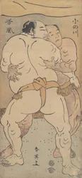 Zwei berühmte Ringer Onogawa und Tanikase, ca. 1795