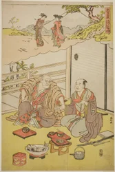 Szenen aus den Akten Sieben und Acht von Chushingura