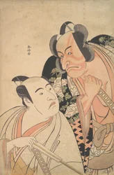 Ein Daimyo spricht mit einem seiner Gefolgsleute
