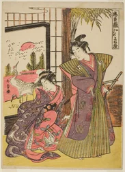 Akt Zwei: Das Haus von Kakogawa Honzo aus dem Stück Chushingura (Schatz der treuen Vasallen)