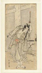 Schauspieler Bando Mitsugoro I in der Rolle von Umeomaru