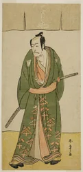 Der Schauspieler Ichikawa Danjuro V als Gokuin Sen
