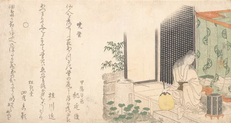 Käfig von Glühwürmchen im Morgengrauen im Sommer, ca. 1800