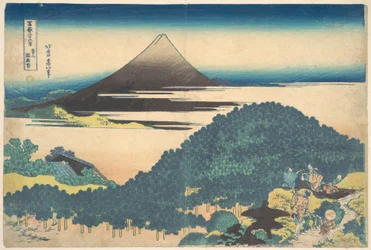 Kissenkiefer bei Aoyama, aus der Serie Sechsunddreißig Ansichten des Berges Fuji