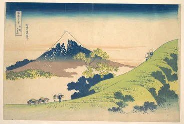 Der Inume-Pass in der Provinz Kai, aus der Serie Sechsunddreißig Ansichten des Berges Fuji