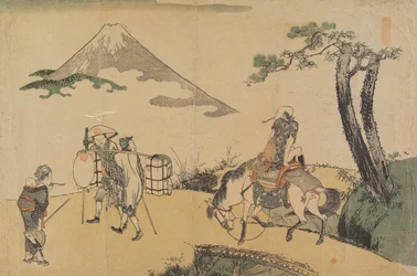 Der Gipfel des Berges Fuji