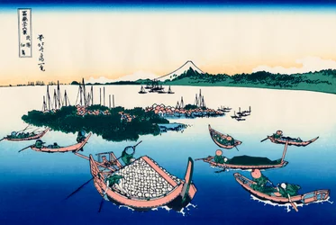 Tsukuda-Insel in der Provinz Musashi, 1830-1833