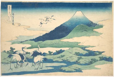 Umezawa-Anwesen in der Provinz Sagami, aus der Serie Sechsunddreißig Ansichten des Berges Fuji
