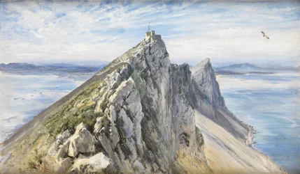 Gibraltar, von der spanischen Küste