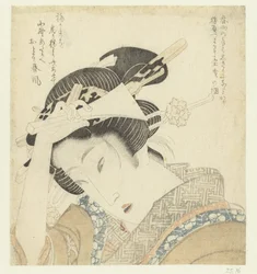 Geisha mit Plektrum