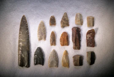 Erste Amerikaner; Clovis-Spitzen; Blackwater Draw; New Mexico; Typstätte für Clovis, 2000 (Foto)