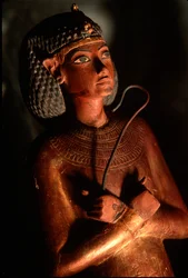 Luxor-Museum; Ägypten, König Tut, Tutanchamun, Tutanchamun, Uschebti, 2001 (Foto)
