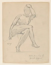 Studie einer weiblichen Figur
