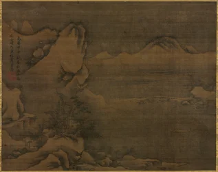 Schneelandschaft mit Figuren, 1584