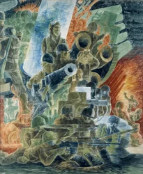 Krieg (Wandbildstudie, Kriegsministerium, Washington, D.C.)