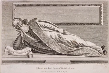 Denkmal für Sir Edward Bruce in der Rolls Chapel, Chancery Lane, London